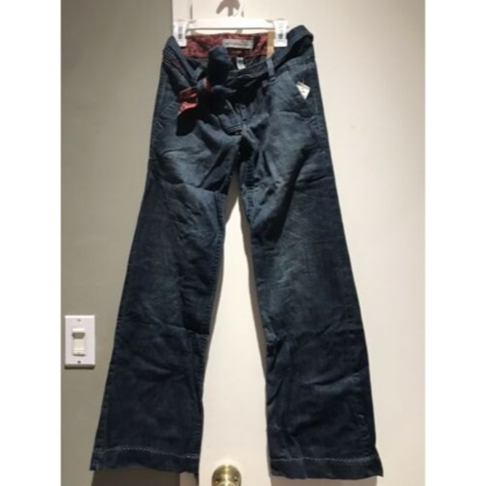 aeropostale  Avery wide leg jeans with belt size women 00 - NWT - Picture 2 of 7